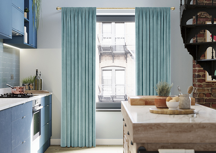 Odessa Velvet, Spa - Made to Measure Curtains - Image 3